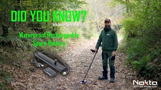 NOKTA Video-Waterproof Rechargeable Spare Battery